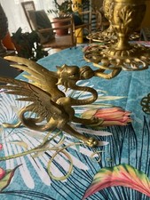 PAIRE DE BOUGEOIRS en bronze