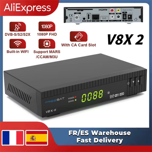 Récepteur satellite freesat - satellite,