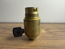 Ancienne douille laiton à interrupteur à clef pour lampe GRAS, Ou Lampe Mazda 