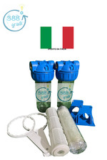 Filtre Eau DOPPIO SX Adoucisseur D'Eau Anticalcaire Et Impuretés' 1 "