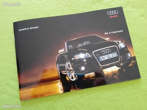Plaquette audi rs4 - audi,