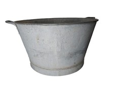 bassine Baignoire Ronde En Zinc 