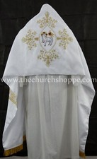 Voile Humeral Blanc Avec