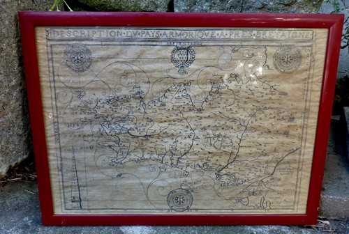 Carte ancienne bretagne haute - carte,