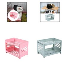 Guinée Pig Bunk Bed Hamster lit superposé Bunk Double couche Hamster cache un