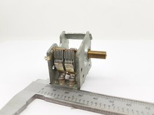 CONDENSATEUR À AIR VARIABLE 2 X 160 T pF NOS (NOUVEAU STOCK ANCIEN) 1 PIÈCE. ...