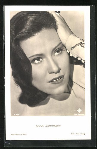 Carte postale actrice - carte, l'actrice