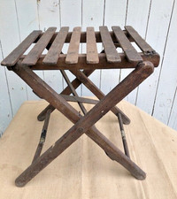Tabouret pliant ancien - tabouret,