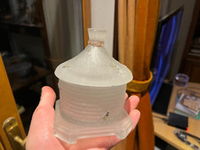 ANCIEN SUCRIER EN OPALINE DE