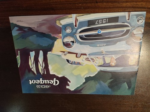Brochure publicitaire peugeot - brochure,