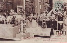 B4002+ CPA 42  SAINT  ETIENNE EXPOSITION INTERNATIONALE 1904  PERCEUSE ET MOTEUR