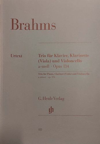 Brahms trio mineure - -,