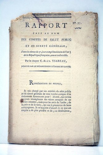 Livre ancien rapport comité - livre,