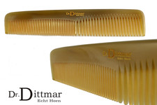 Peigne À Coiffer Classique En Vrai Corne Clair 17 CM Dr Dittmar Allemagne