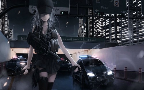 Anime girls highway - , fn