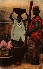 CPA AK SENEGAL Fortier 1036 Pileuse de Couscous (670621)