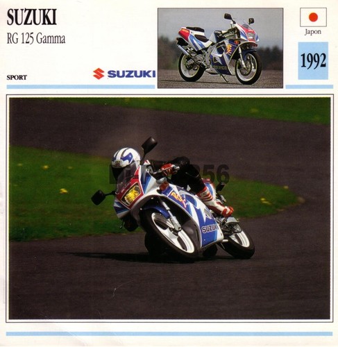 Fiche moto suzuki - suzuki, rg
