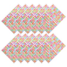  50 autocollants lettres pour