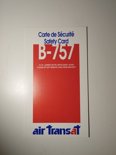 Air transat boeing - 757, 1993