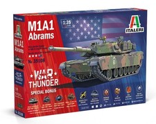 ITALERI - Maquette à assembler et à peindre - M1A1 Abrams - War Thunder - 1/3...