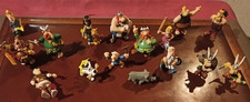 lot 16 figurines Plastoy asterix obelix idefix Falbala cesar cléopatre panoramix