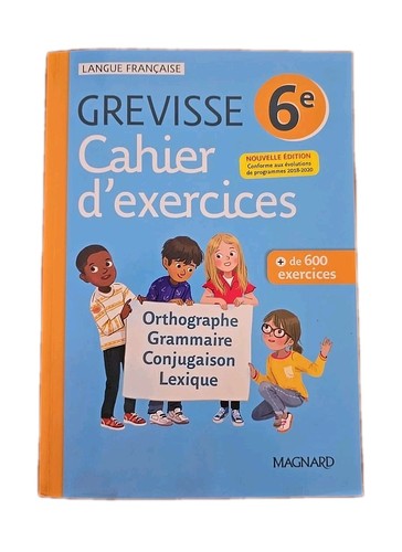 Cahier exercices grevisse - a,