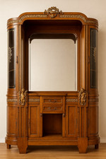 Buffet bibliothéque aux Putti