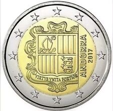 Pièce 2 Euro ANDORRE 2017  Armoirie de la Principauté 2€ Annuelle UNC DU ROULEAU