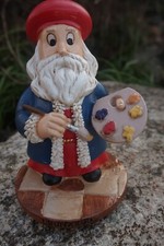 15875   FIGURINE STATUETTE LEONARD  DE VINCI CARICATURE PEINTRE  HUMORISTIQUE