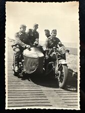 Photo ww2 Archive : INFIRMIERS WH av MOTO Side Car RENE GILLET _ FRANCE