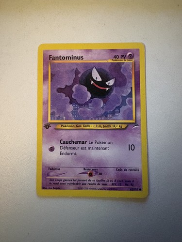 Carte pokémon fantominus - carte,