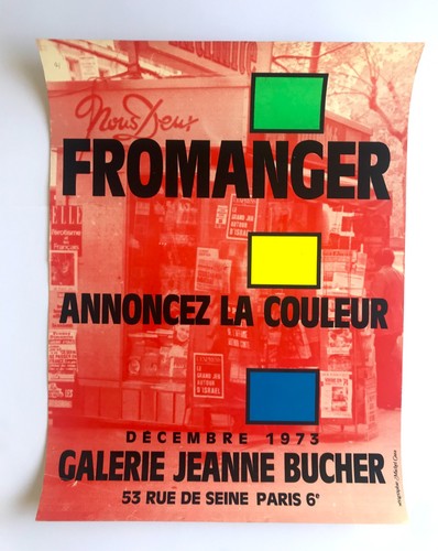 Fromanger annoncez couleur - fromanger,, la