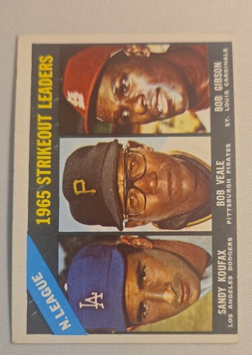 1966 topps league leaders - -,