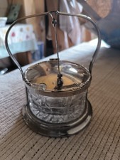 Sucrier Ou Moutardier Verre Et Inox 