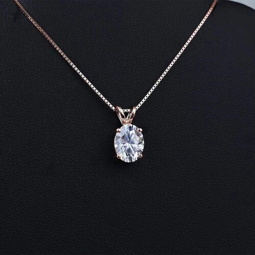 Pendentif solitaire diamant