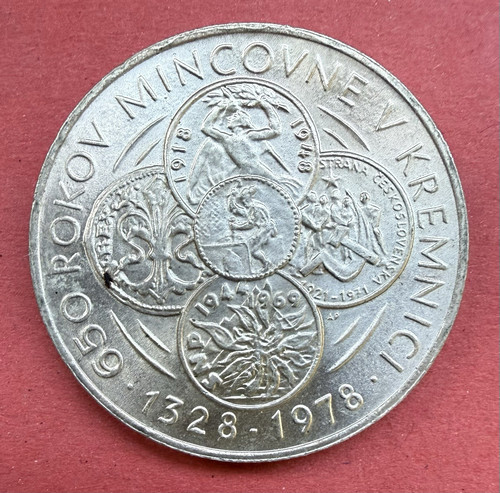 Korun 1978 argent - korun, argent–