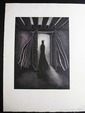 gravure 1947 : l'homme en noir: de Ram Rischmann