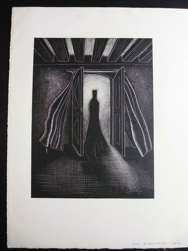 Gravure 1947 homme en - 1947, :