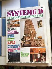 Système D N° 417 1980 Bricolage Récup Fabrication niche de chien Bibliothèque