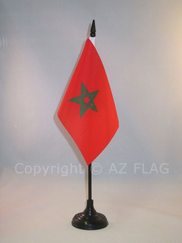 Drapeau table maroc 15x10cm - de,