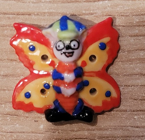 Fève bouton papillon - -,