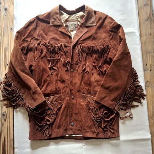 Vintage biker suede leather - vintage,