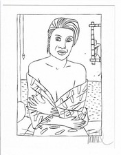 EX-LIBRIS / SERIGRAPHIE  STEFANIA TIRAGE LIMITE ET SIGNE DE LOUSTAL NEUF