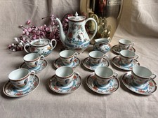 Limoges Haviland. Service à café porcelaine modèle Au Coq