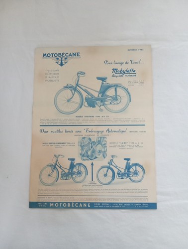 Vieux papiers - (moto),