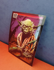 2022 Topps Star Wars Chrome Galaxy Yoda on Dagobah base set numero 32