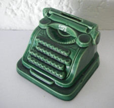 ancienne TIRELIRE à casser en céramique MACHINE A écrire  saint clément