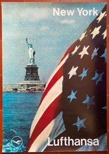 Affiche tourisme LUFTHANSA NEW