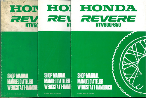 Revue atelier honda ntv 600 - honda,