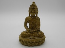 SCULPTURE : MAGNIFIQUE STATUETTE / FIGURINE DE BOUDDHA EN RESINE